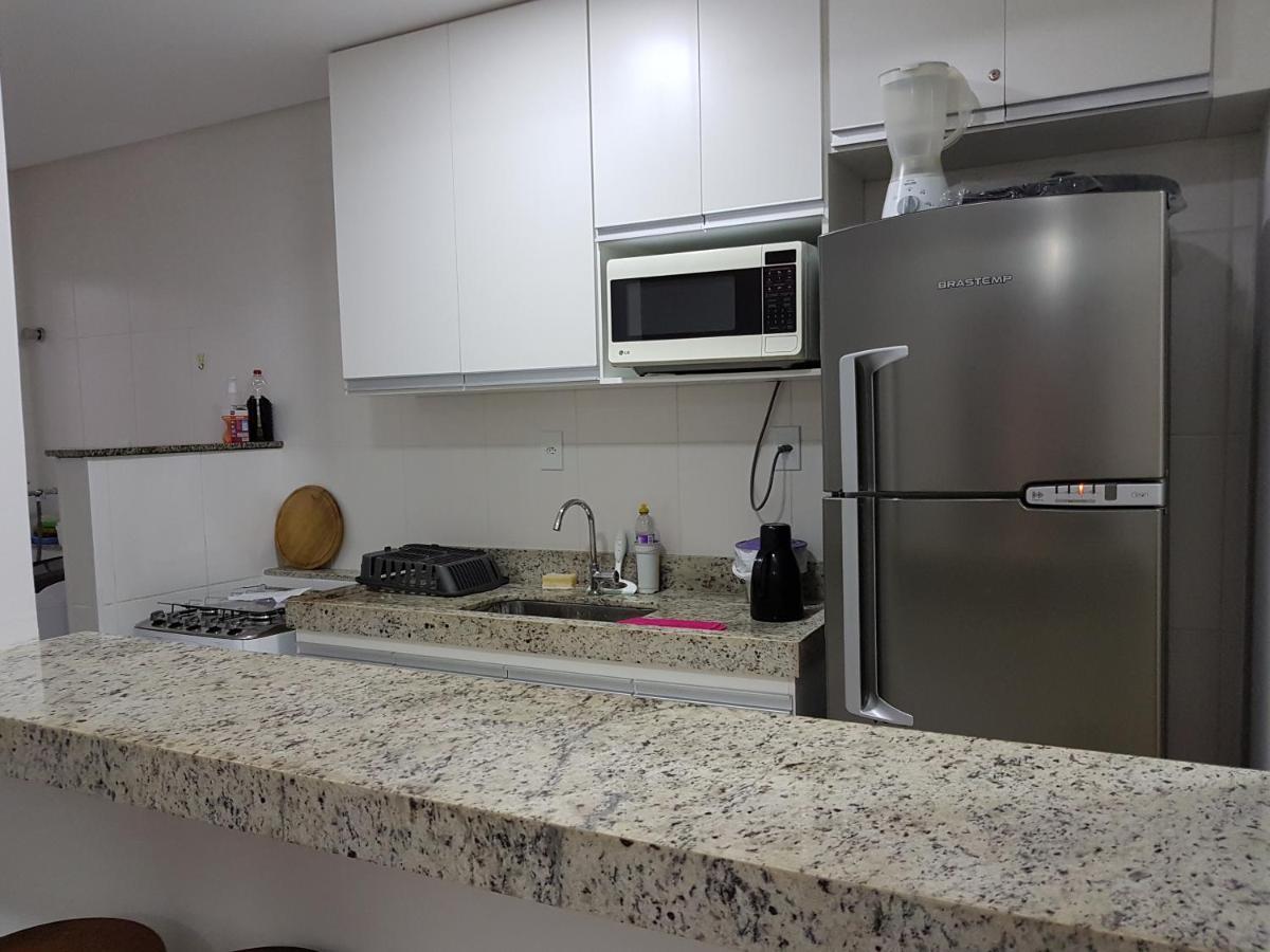 Apartamento Praia Grande Ubatuba Com Churrasqueira Privativa Exterior photo
