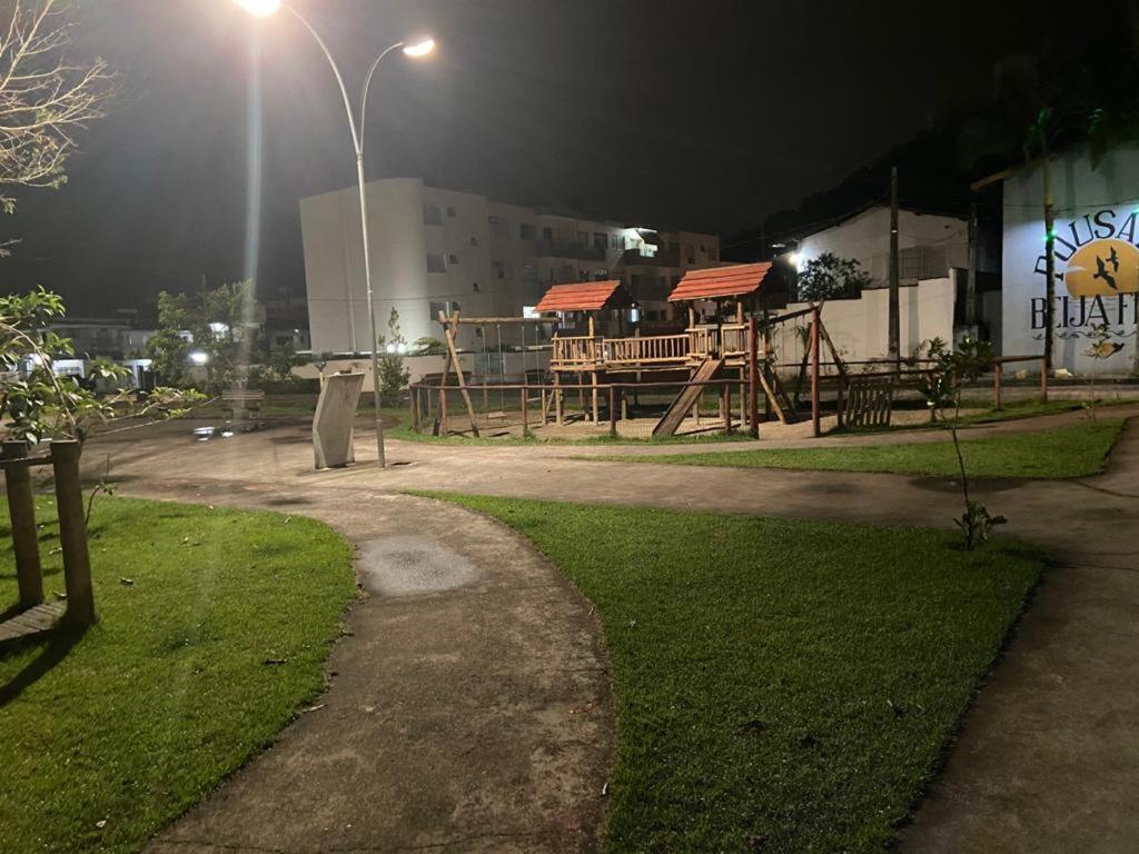 Apartamento Praia Grande Ubatuba Com Churrasqueira Privativa Exterior photo